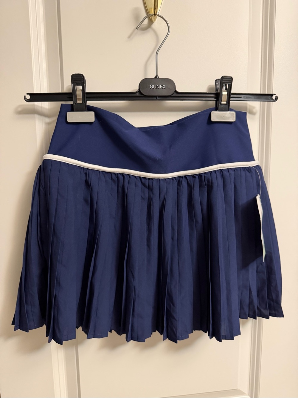 AS Revival Pleated Athletic Skort Navy with White Trim NWT